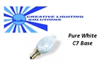 LED Night Light Bulb, LED Candle Bulb - 7 Lumens - Pure White