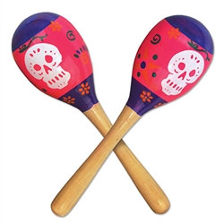 Day Of The Dead Maracas