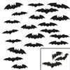 The Bat Silhouettes are made of cardstock and printed on two sides. Each package contains (8) measuring 10 inches, (10) measuring 12 inches, and (2) measuring 14 inches. Contains a total of twenty (20) per package.