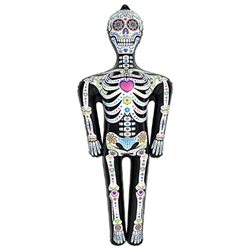 Day Of The Dead Inflatable Skeleton