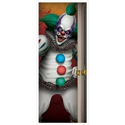 Creepy Clown Door Cover
