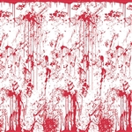 Bloody Wall Backdrop - This high-quality backdrop will set the perfect mood for a house of horrors scene.