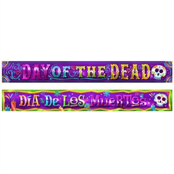 Day Of The Dead Metallic Banner Set