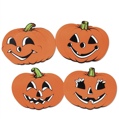 Vintage Pumpkin Cutouts (4/Pkg)