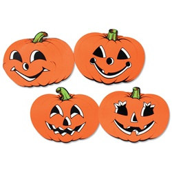 Vintage Pumpkin Cutouts (4/Pkg)