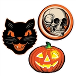 Plastic Vintage Halloween Cutouts