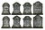 Tombstone Cutouts (4/Pkg)