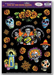 Day Of The Dead Window Clings