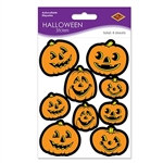 Jack-O-Lantern Stickers (4 sheets/pkg)