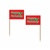 Holiday Flag Picks (50/pkg)