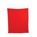 The Plush Santa Gift Sack is a necessary accessory to any Santa costume this holiday season! This extra large red fabric gift sack is trimmed in white felt and includes a drawstring. Generously sized 30.5 inches by 40 inches. 1 per package.
