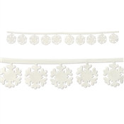 Fabric Snowflake Garlands