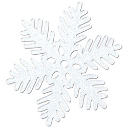 Sparkle Snowflake, 8 in