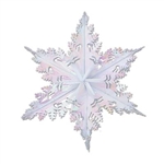 Opalescent Metallic Winter Snowflake