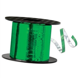 Emerald Green Metallic Curling Ribbon