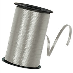 Silver Curling Ribbon