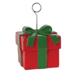 Christmas Gift Box Photo/Balloon Holder