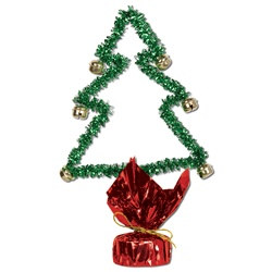 Christmas Tree Gleam N' Shape Centerpiece with Bells