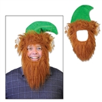 Take your St. Patrick's Day outfit up a notch with our Green Hat w/Beard. In seconds, you'll transform into the most classic Irish man in the group. Great for Halloween as well! This novelty hat cannot be returned because of hygiene-related concerns.