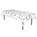 Metallic Snowflake Tablecover