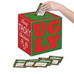 Ugly Sweater Ballot Box w/Ballots