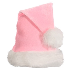 Light Pink Santa Hat