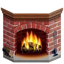 Brick Fireplace Stand-Up