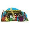Bring a classic Christmas decoration into your home with this Vintage Nativity Scene 3-D Table Decor.  Re-created from the original circa 1972 artwork, you'll love adding this nostalgic piece yo tour holiday decorations.