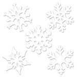 Mini Snowflake Cutouts (10/pkg)