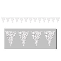 Snowflake Pennant Banner