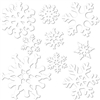 Snowflake Cutouts (9/pkg)