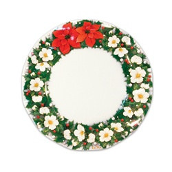 Poinsettia Medium Plates (10/pkg)