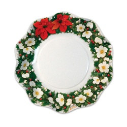 Poinsettia Medium Bowls (10/pkg)