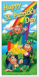 Happy St Patrick's Day Door Cover