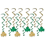 You don't need the luck of the Irish to come up wit great St. Patrick's Day decoration when you have these Shamrock Whirls.  Your party will be Instagram ready when you hang these colorful and kinetic whirls.  Each package contains 12 pieces.
