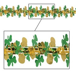 Pot-O-Gold and Shamrock Garland/Column