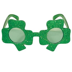 Glittered Shamrock Fanci-Frames