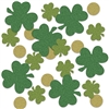 You'll spread the Luck of the Irish when your spread this Shamrock & Coin Deluxe Sparkle Confetti on the tables at your St. Patrick's Day celebration!  Add sparkle, fun and interest to table settings, centerpieces and more with this sparkly favorite.
