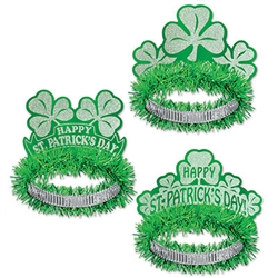 St. Patrick's Regal Tiaras (sold 50 per box)