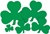 Green Shamrock Cutout (16 inch)