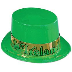 Plastic Irish Topper Hat
