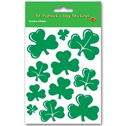 Shamrock Stickers (4 sheets/pkg)