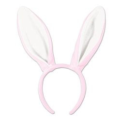 Pink Soft-Touch Bunny Ears