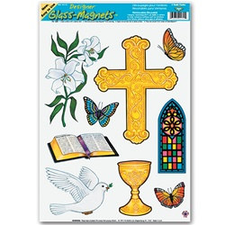 Religious/Easter Window Clings (9/sheet)