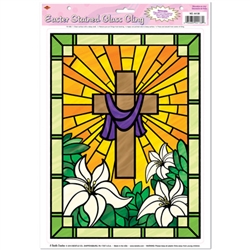 Easter Stained Glass Cling