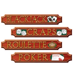 Casino Sign Cutouts