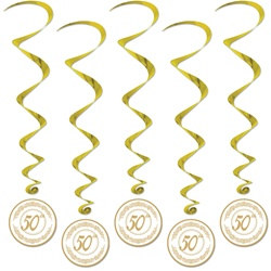 50th Anniversary Whirls (5/pkg)