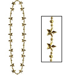 Gold Star Beads (1/pkg)