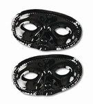 Black Half Masks (1/pkg)