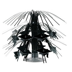 Black Mini Grad Cap Cascade Centerpiece